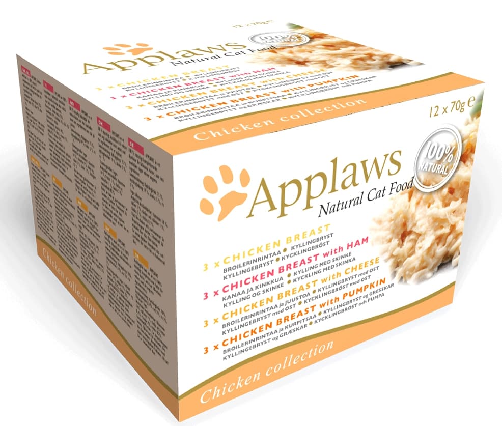 Applaws katt konserv Chicken DeLuxe pack