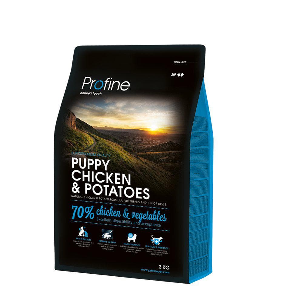 PROFINE DOG PUPPY CHICKEN & POTATOES 3 KG