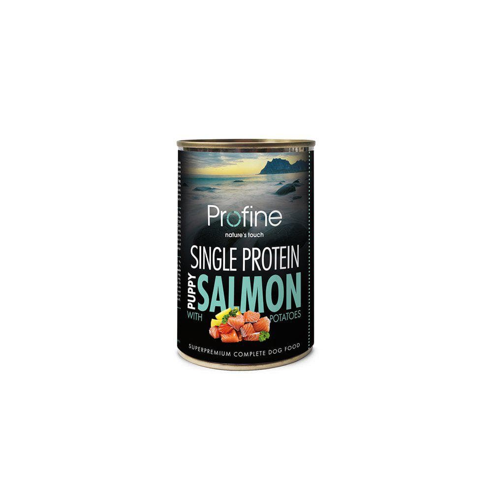 PROFINE PUPPY SINGLE PROTEIN SALMON WITH POT 400 GR