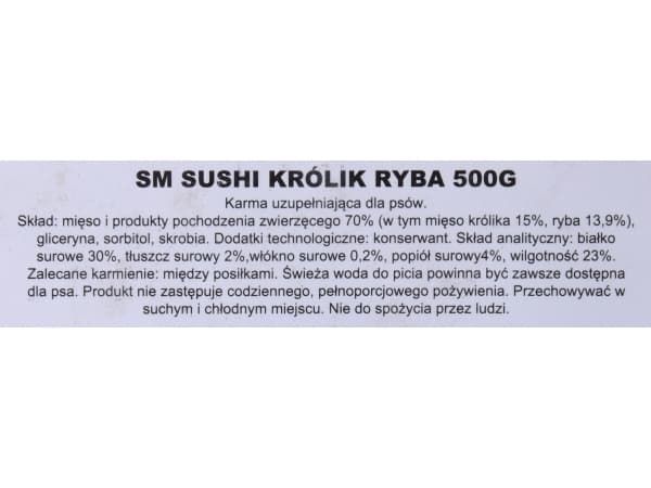 Maced Suši zuikis su žuvimi - 500g