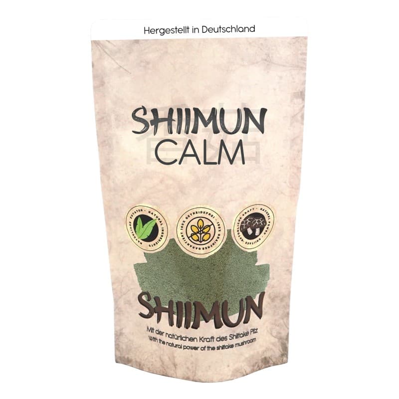 Kosttilskudd til hunder med Shiitake - Shiimun Calm Pulver fra Bellor Hundemat - 50g