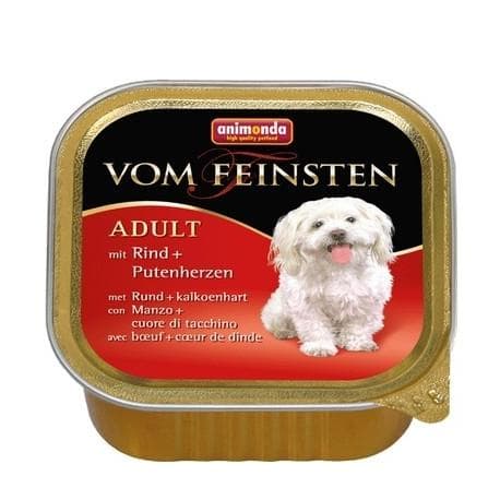 Animonda vom feinsten vuxna axlar med nötkött och kalkon hjärta 150 g