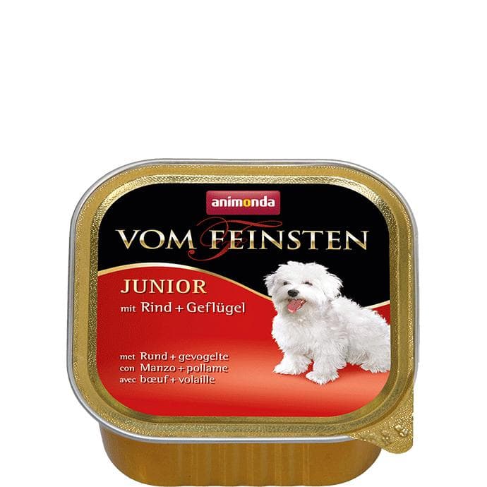 Animonda Vom Feinsten Junior halsdukar med nötkött och kyckling 150 g