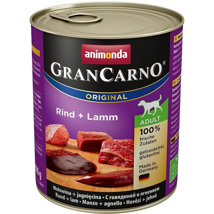 Animonda Grancherno Orginal Adult Pärlor Lamb Lamb 800 g