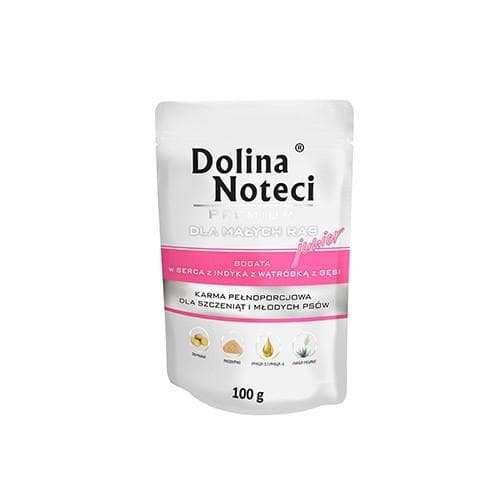 Dolina Noteci JUNIOR small breeds RICH IN HEART turkey and goose Liver Z 100g