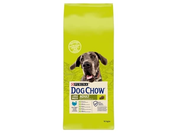 Purina DOG CHOW Large Breed Adult, Voksen, Kalkun, 14 kg
