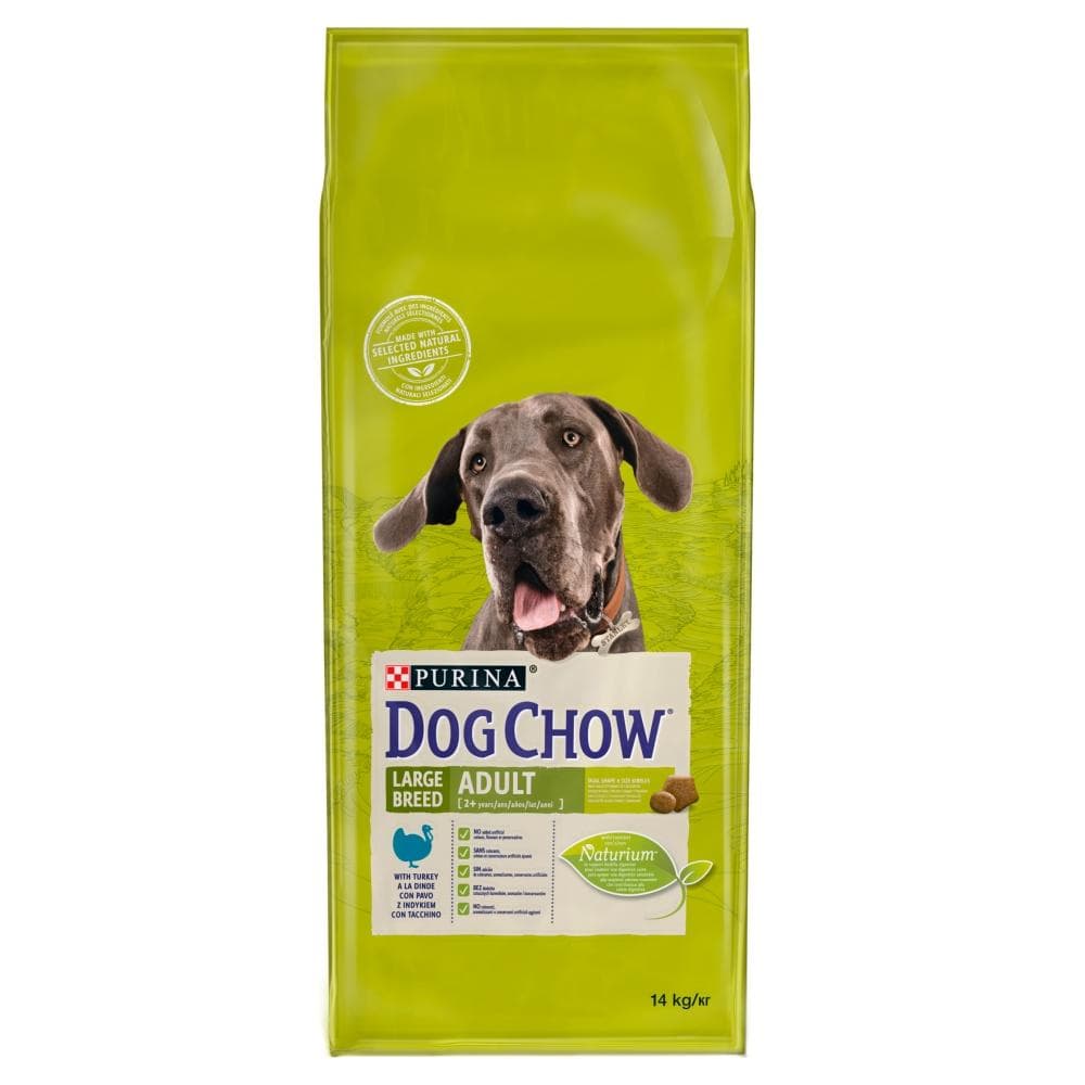 Purina hund chow vuxen stor ras kalkon 14kg