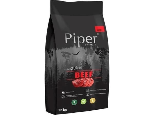DOLINA NOTECI Piper Animals med nötkött - torrfoder för hundar - 12 kg