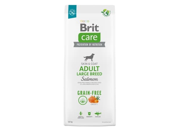 Brit Care Dog Grain-free Adult Large Breed, Salmon, 12 kg