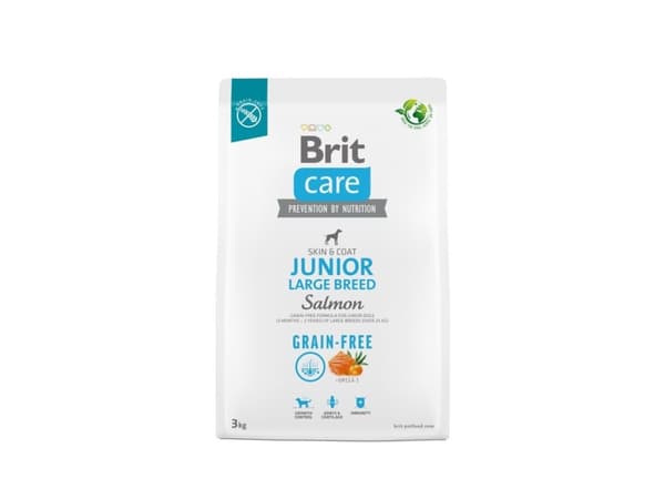 Brit Sucha karma dla psa Dog Grain-free Junior Large Breed Salmon 3 kg