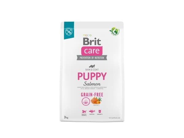 Brit Care Dog Grain-free Puppy, Salmon, 3 kg