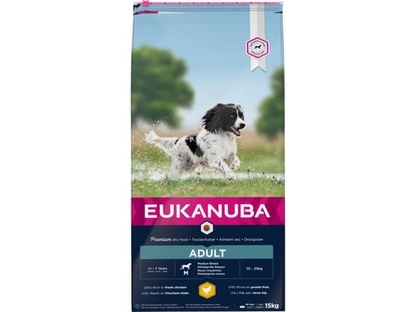 Eukanuba Euk Adult Medium Breed 15 kg