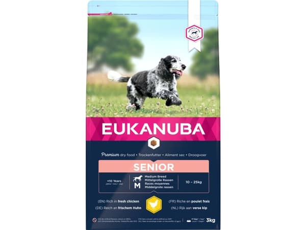 Eukanuba EUK Senior Medium Breed Chicken 3KG