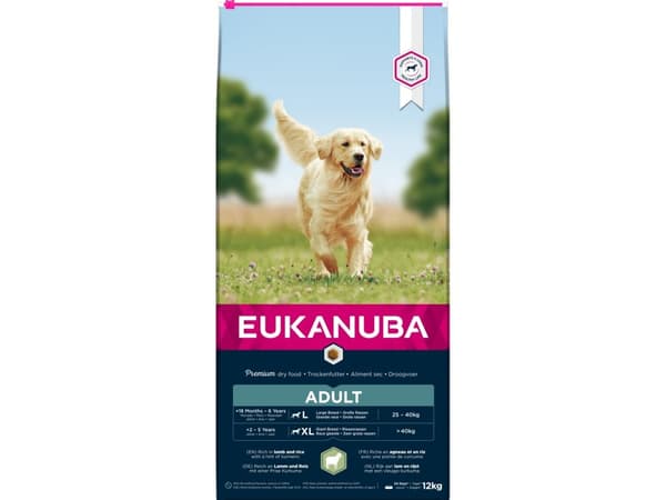 Eukanuba Euk Adult Large Lamb & Rice 12 kg