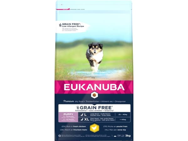 Eukanuba Euk Puppy & Junior Large Grainfree Chicken 3KG