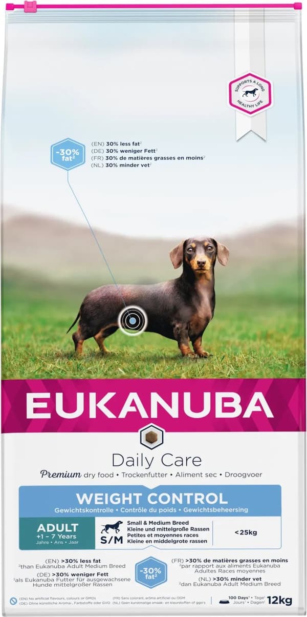 Eukanuba Euk DailyCare Adult Weight Control Small/Medium 12 kg