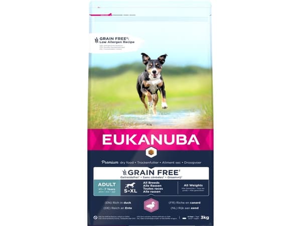 Eukanuba Euk Adult Grainfree Duck 3KG