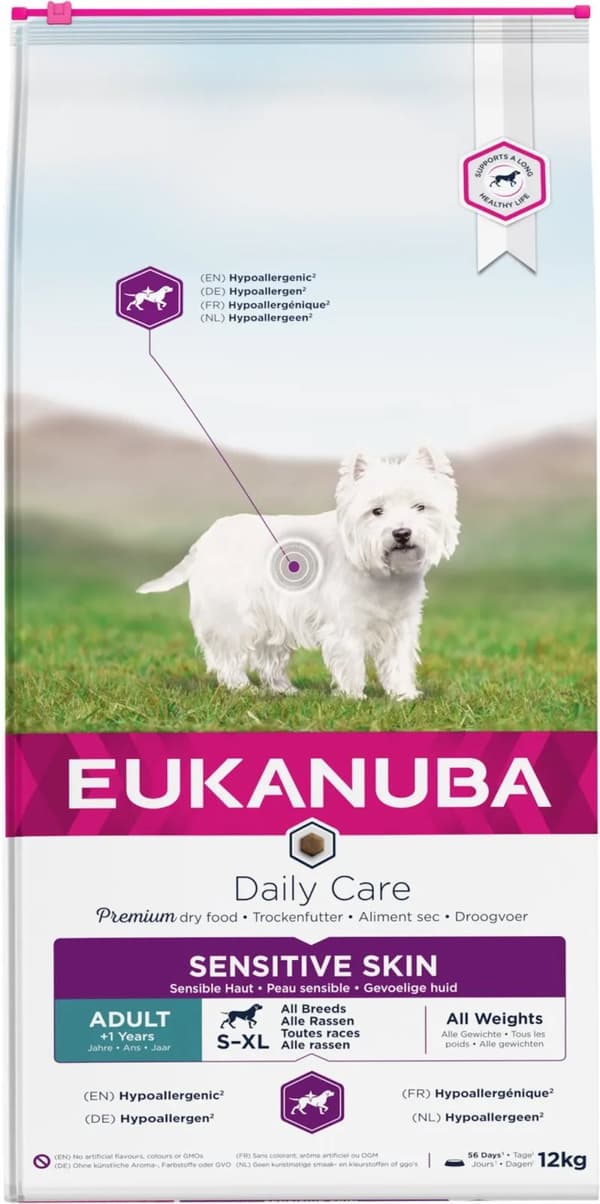 Eukanuba Euk DailyCare Sensitive Skin 12 kg