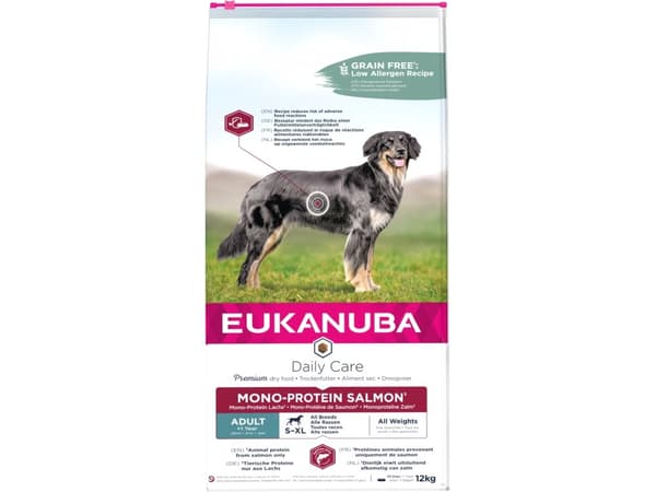 Eukanuba Euk DailyCare Mono-Protein Salmon 12 kg