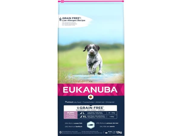 Eukanuba Euk Puppy & Junior Large Grainfree Ocean Fish 12KG