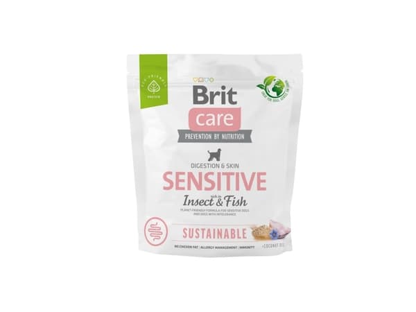 Brit Brit Care Dog Sustainable Sensitive Insect Fish 1kg | CDON