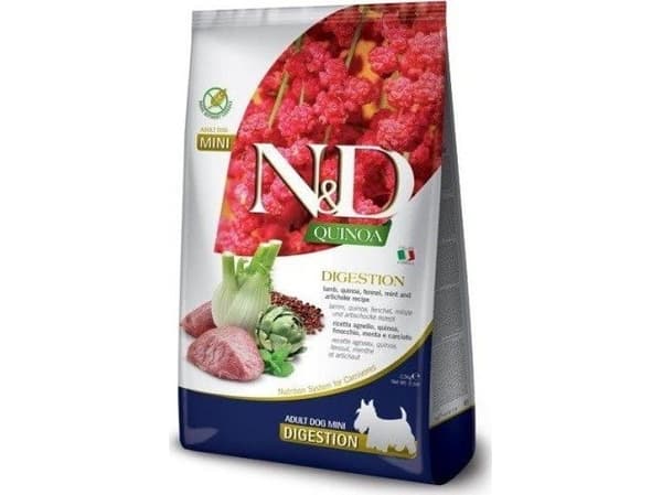 Farmina Pet Food N&D Quinoa, Voksen, Mini (5 - 10kg), Lam, 2,5 kg