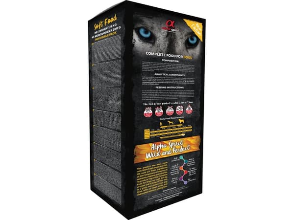 Alpha Spirit Semi-moist Poultry, 9 kg (45x200g)