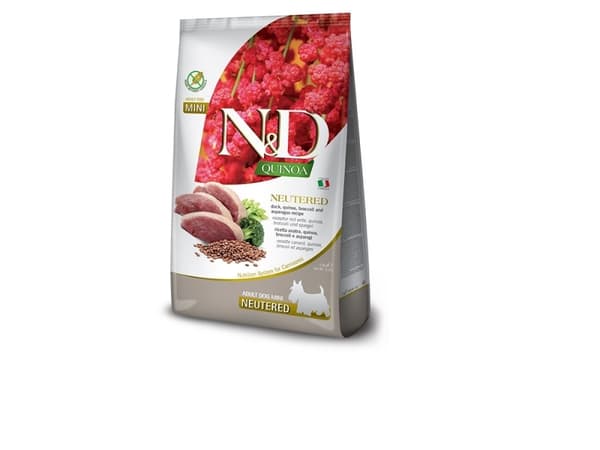 Farmina Pet Food N&D Quinoa, Aikuinen, Pieni (5 - 10 kg), Ankka, 2,5 kg
