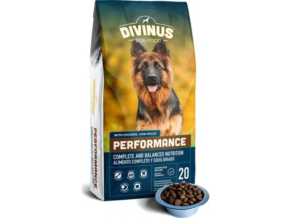 DIVINUS Performance for German Shepherd - tørfoder til hunde - 20 kg