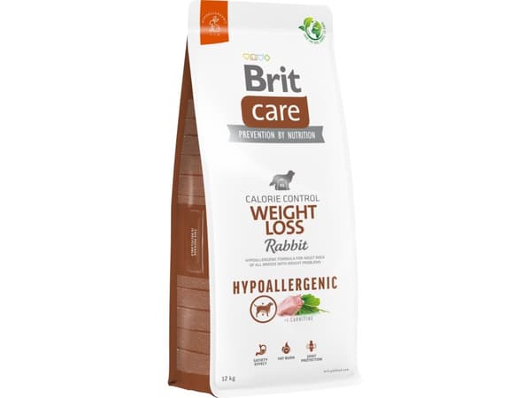 Brit Care Dog Hypoallergenic Weight Loss, Rabbit, 12 kg