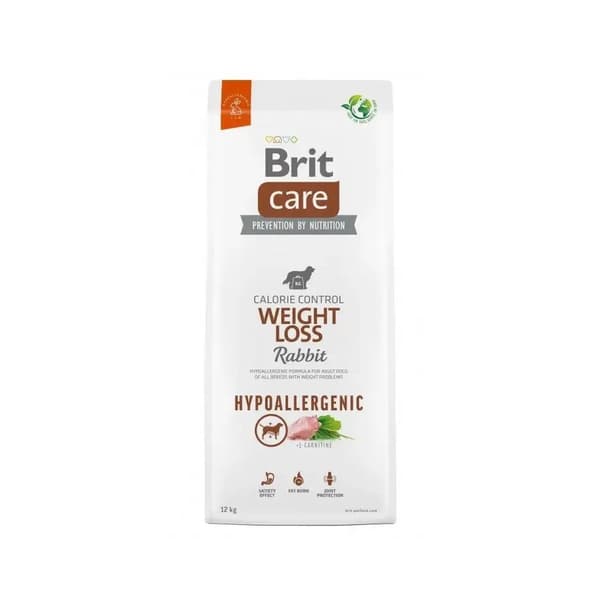 Brit Care Dog Hypoallergenic Weight Loss, Rabbit, 12 kg