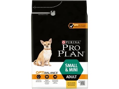 Purina Pro Plan Small & Mini Adult, Vuxen, Kyckling, 3 kg