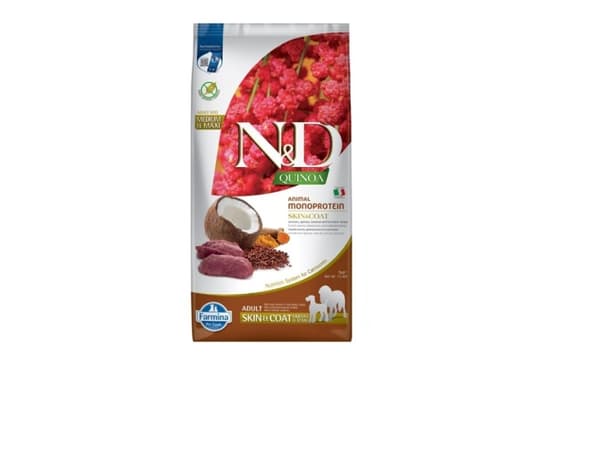 Farmina Pet Food N&D Quinoa, Voksen, Maxi (26 - 44 kg), Medium (11 - 25 kg), Viltkjøtt, 7 kg