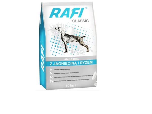 DOLINA NOTECI Rafi Classic Lamb with Rice - kuivaruoka koirille - 10kg