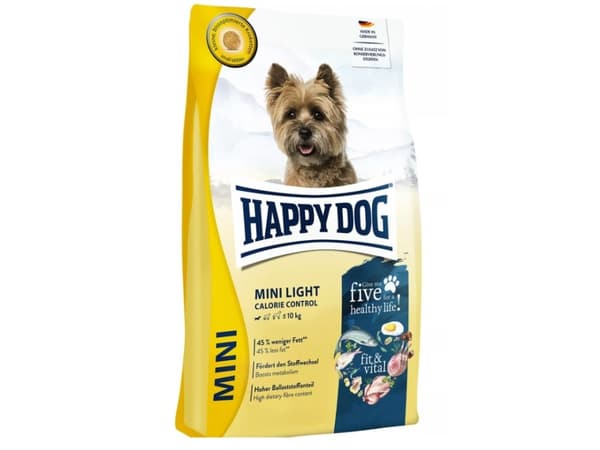 Happy Dog fit & vital Mini Light, Aikuinen, Pieni (5 - 10 kg), Lohi, 4 kg