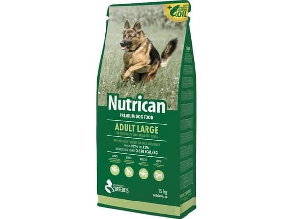 Nutrican Voksen Large 15kg - Best før 1/1-2025