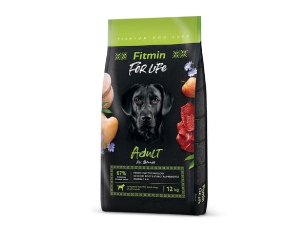 FITMIN For Life Adult All Breeds - tørrfôr til hunder - 12 kg
