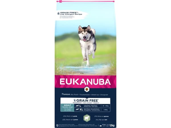 Eukanuba Euk Adult Large Grainfree Lamb 12 KG