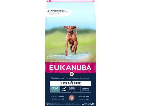 EUKANUBA Adult All Breed Grainfree Venison 12kg
