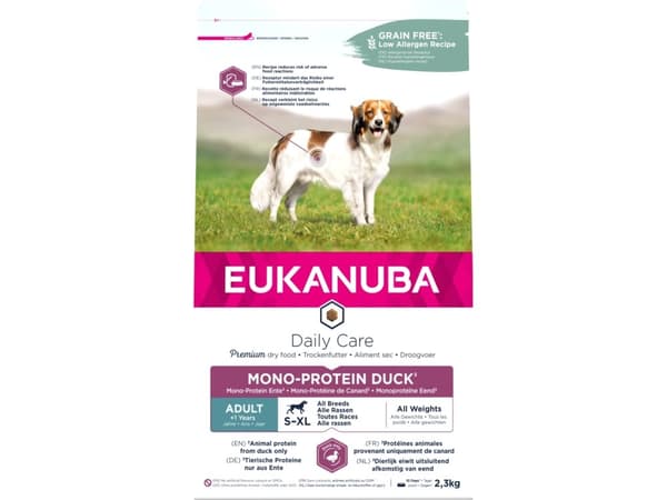 Eukanuba Euk DailyCare Mono-Protein Anka 2,3 kg