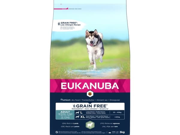 Eukanuba Euk Adult Large Grainfree Lamb 3 KG