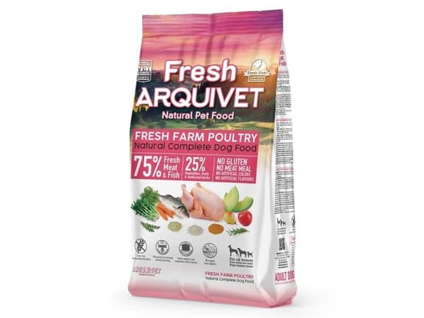 ARQUIVET Färsk kyckling och oceanisk fisk - torrfoder för hundar - 2,5 kg