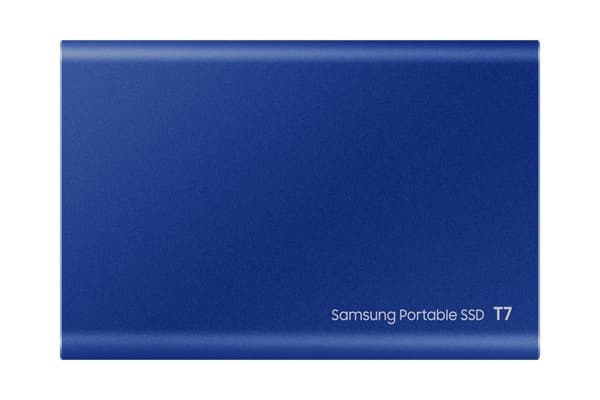 Samsung T7 ulkoinen SSD-asema (1 Tt; USB 3.2; sininen; MU-PC1T0H/WW)