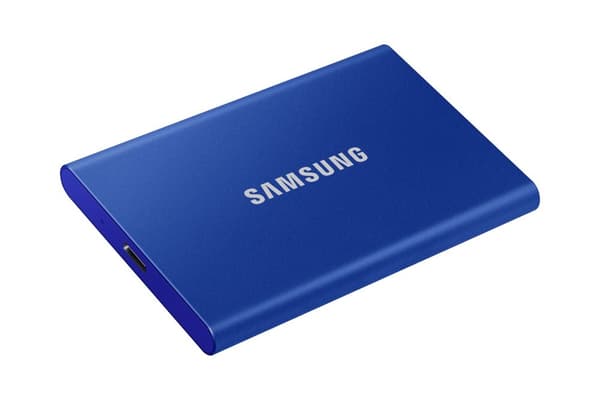 Samsung T7 ulkoinen SSD-asema (1 Tt; USB 3.2; sininen; MU-PC1T0H/WW)