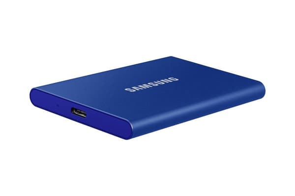 Samsung T7 ulkoinen SSD-asema (1 Tt; USB 3.2; sininen; MU-PC1T0H/WW)