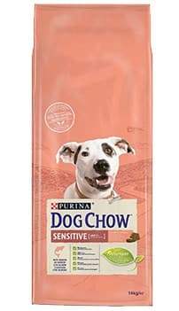 PURINA DOG CHOW Adult Sensitive lohen kanssa - koiran kuivaruoka - 14 kg