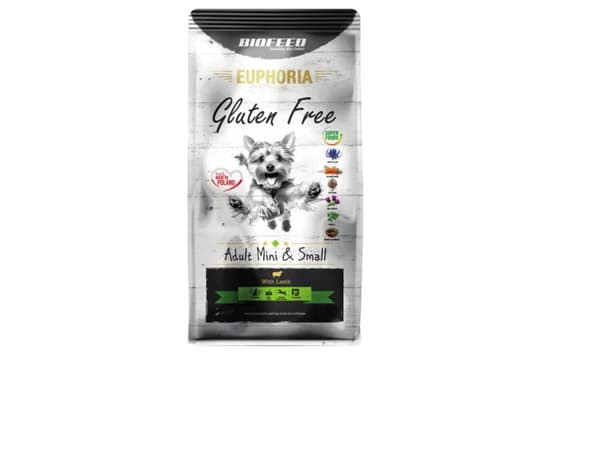 BIOFEED Euphoria Gluten Free Adult mini & small Lamb - torrfoder för hundar - 12 kg