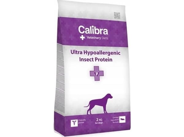 CALIBRA Veterinary Diets Ultra Hypoallergenic Insect - kuivaruoka koirille - 2 kg