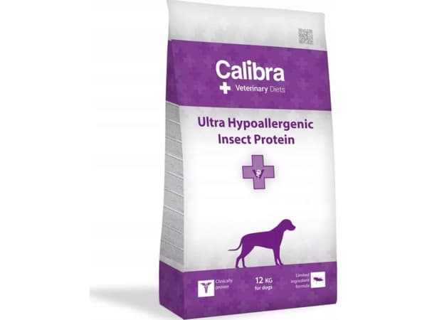 CALIBRA Veterinary Diets Dog Hypoallergenic Skin&Coat Support - tørfoder til hunde - 12kg