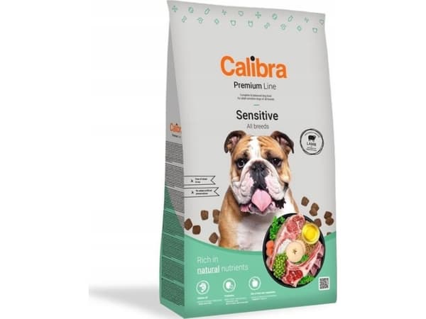 CALIBRA Dog Premium Sensitive lammetørfoder - 12 kg